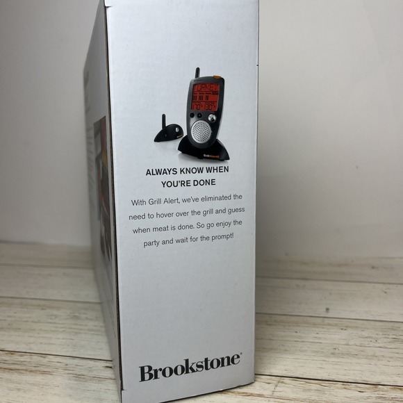Brookstone Grill Alert Talking Remote Meat Thermometer Brand New - Picture 6 of 6
